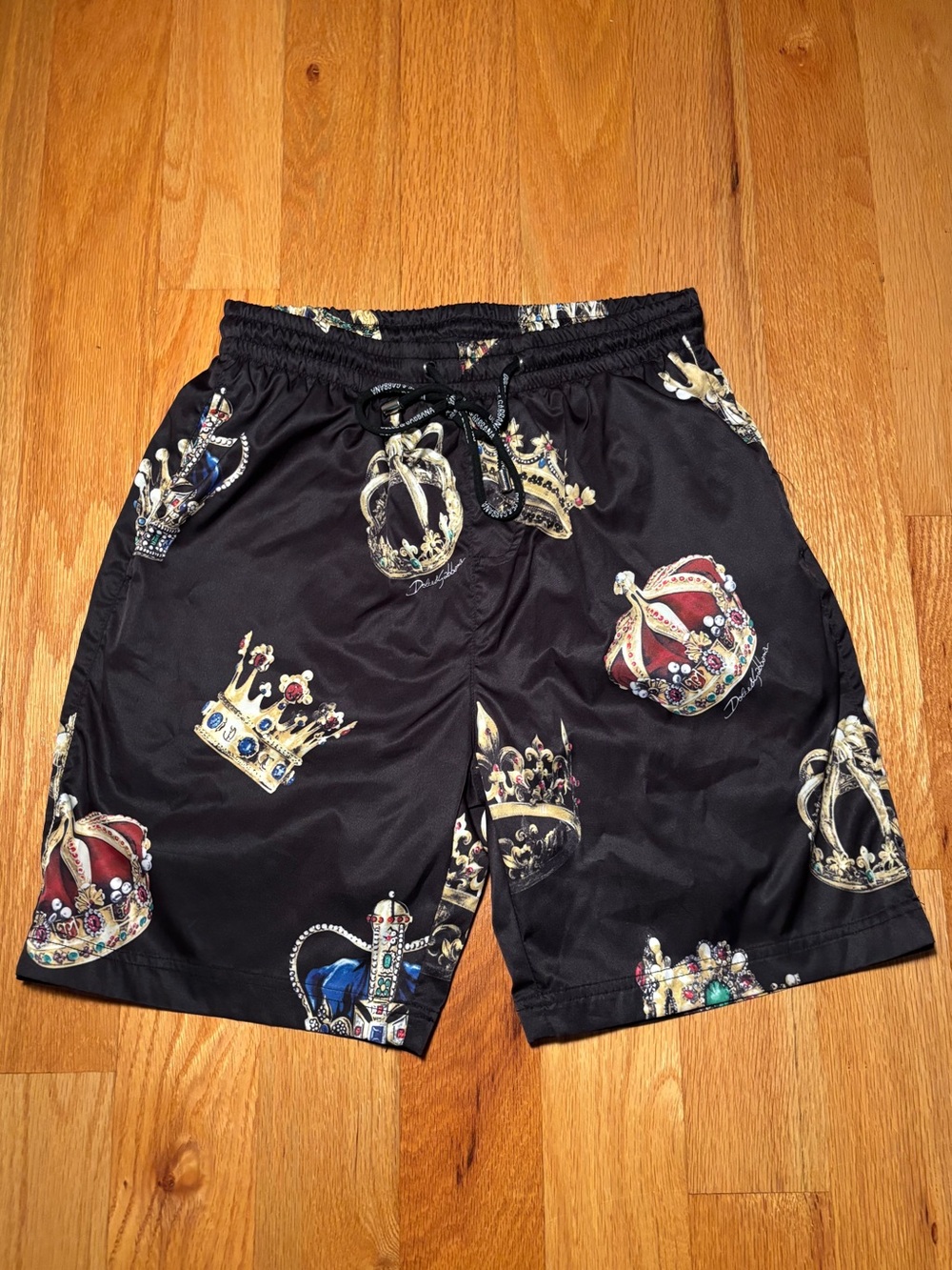 Dolce & Gabbana Royal Crown Swim Shorts
